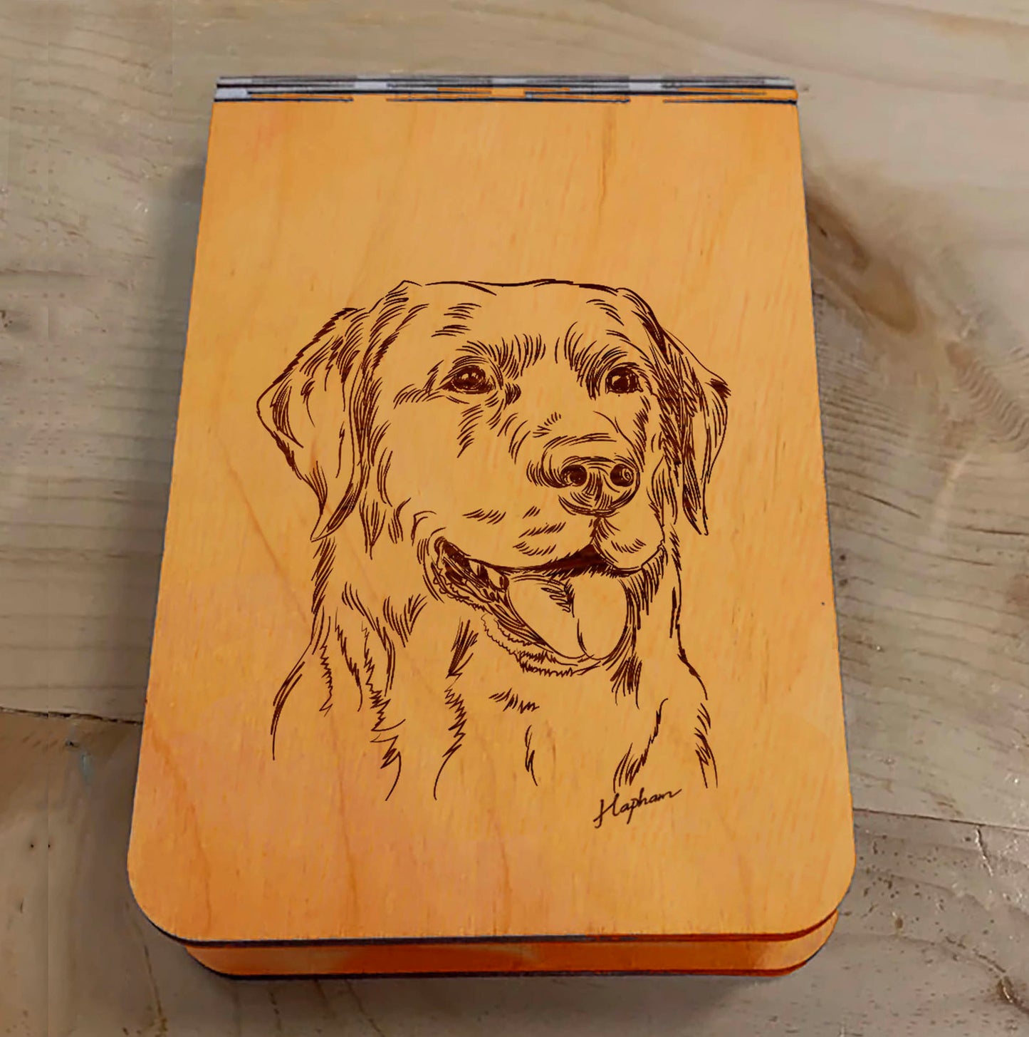 Featuring a laser-engraved happy Labrador Retriever, this small wooden crib board is an ideal gift and travel companion for any dog lover. Enjoy hours of fun on the go, and make your next adventure memorable with our Travel Crib Board! A Dakota Pheasant Guide souvenir.